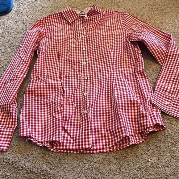 Brooks brothers plaid blouse 6 - Picture 2 of 6